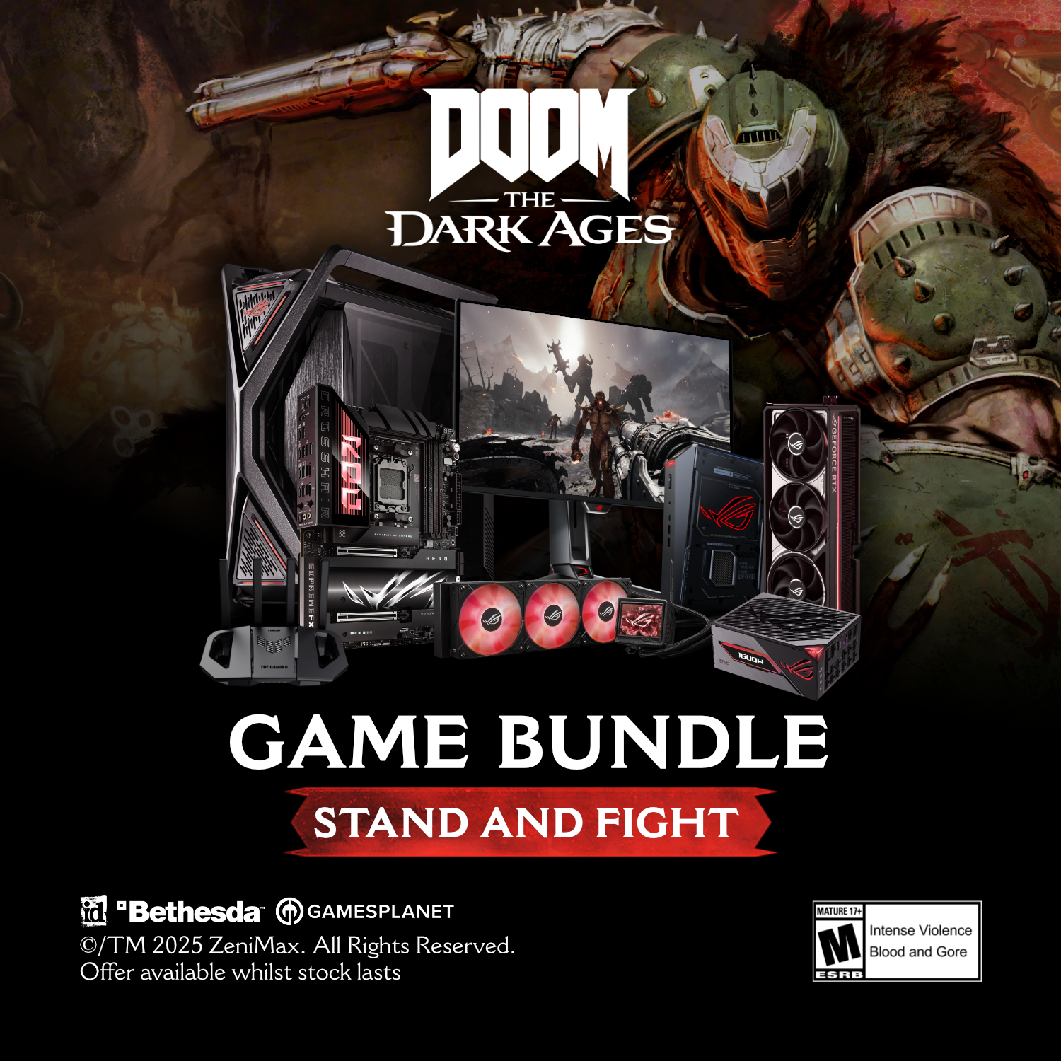 ASUS slavi saradnju sa DOOM: The Dark Ages u vidu globalnog paketa