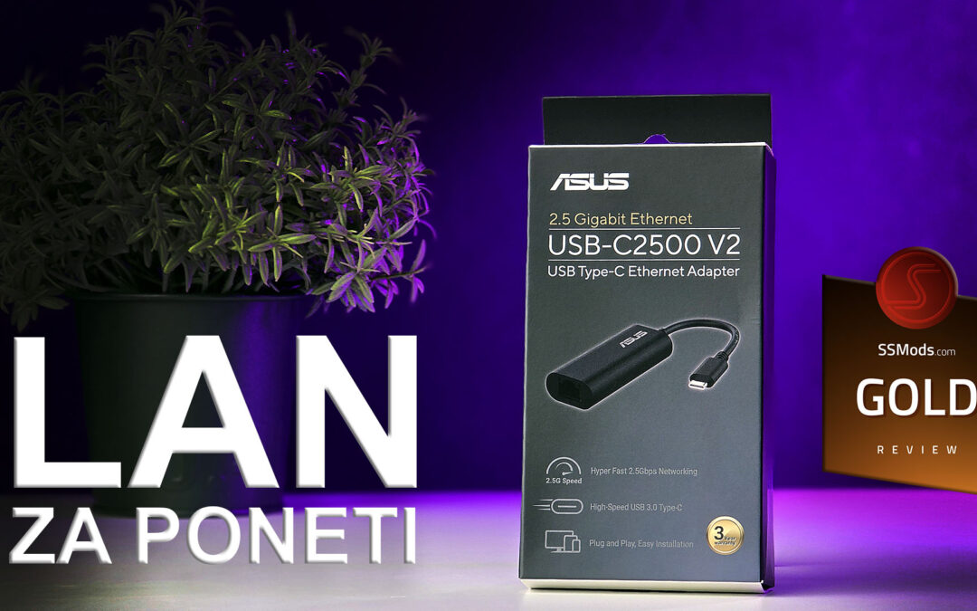 Asus USB-C2500 v2 – LAN za poneti!
