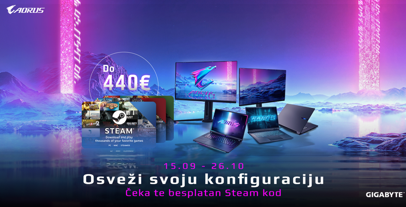 Osveži svoju konfiguraciju – GIGABYTE akcija!