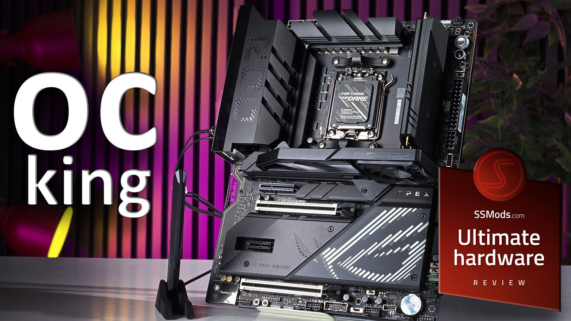 Asus ROG Crasshair X870E APEX – OC kralj!