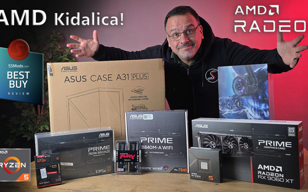 AMD Ryzen5 / Radeon RX9060XT PC – Asus Gaming kidalica!