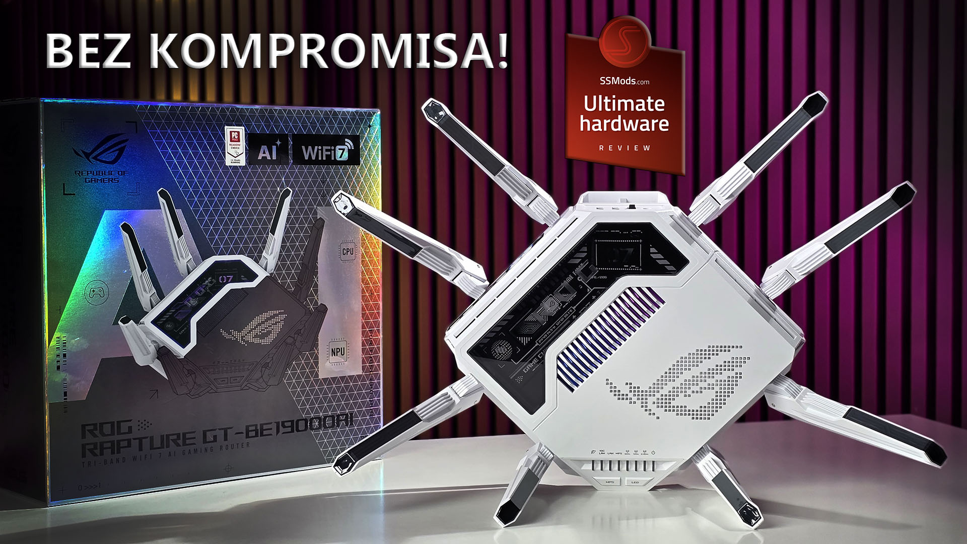 Asus ROG Rapture GT-BE19000AI – Pr[A]vi AI WiFi7 router!