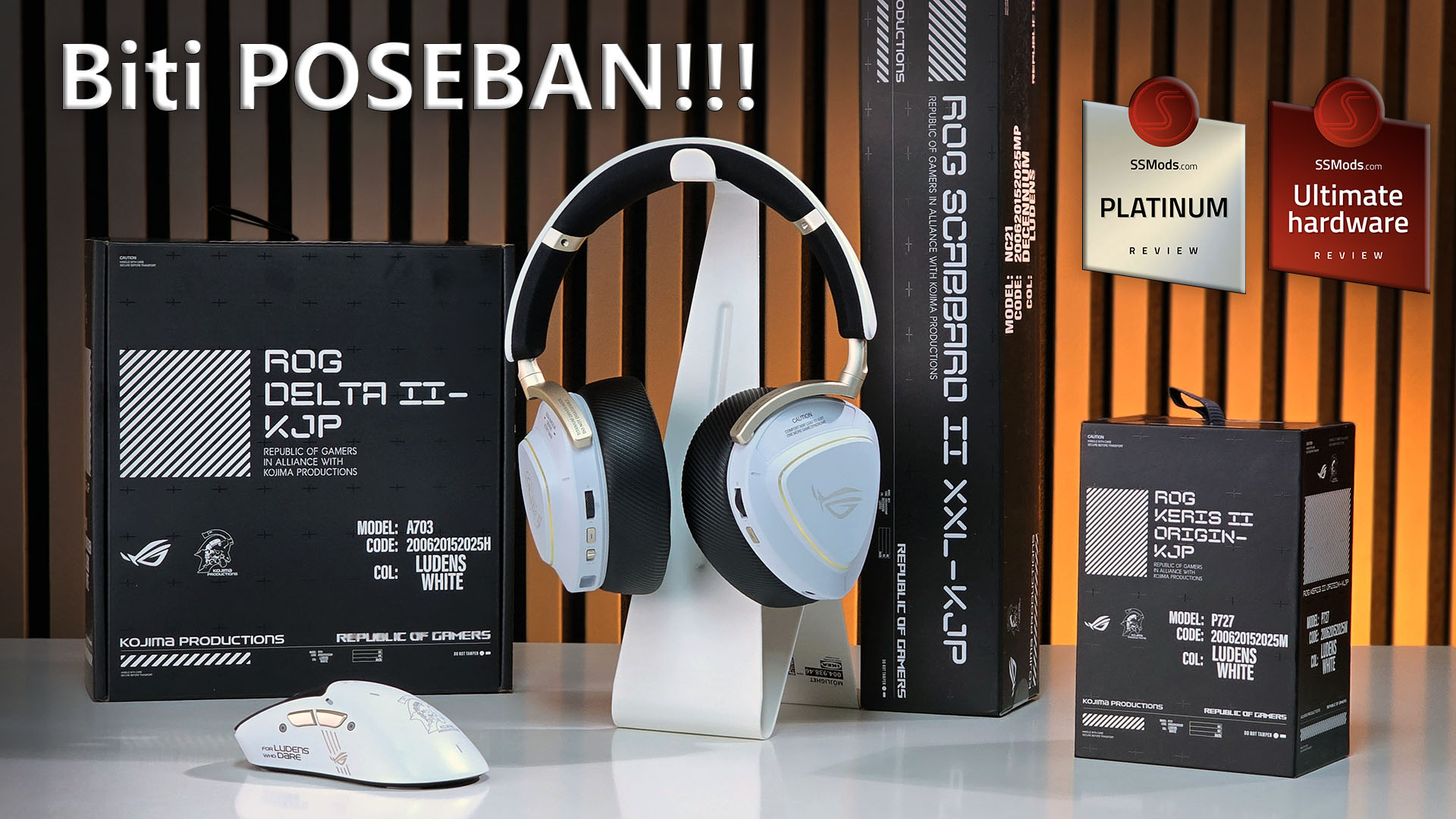 ROG x KOJIMA jedinstveni hardver – Biti POSEBAN!