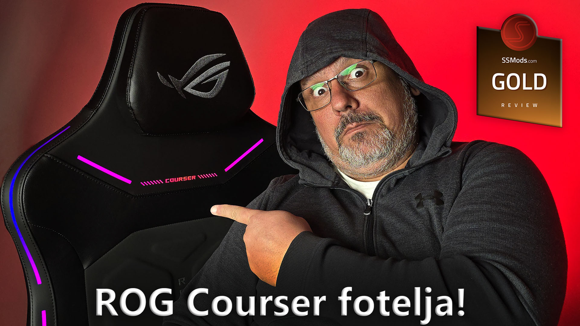 Asus ROG Courser – RGB fotelja sa dubokim naslonom!