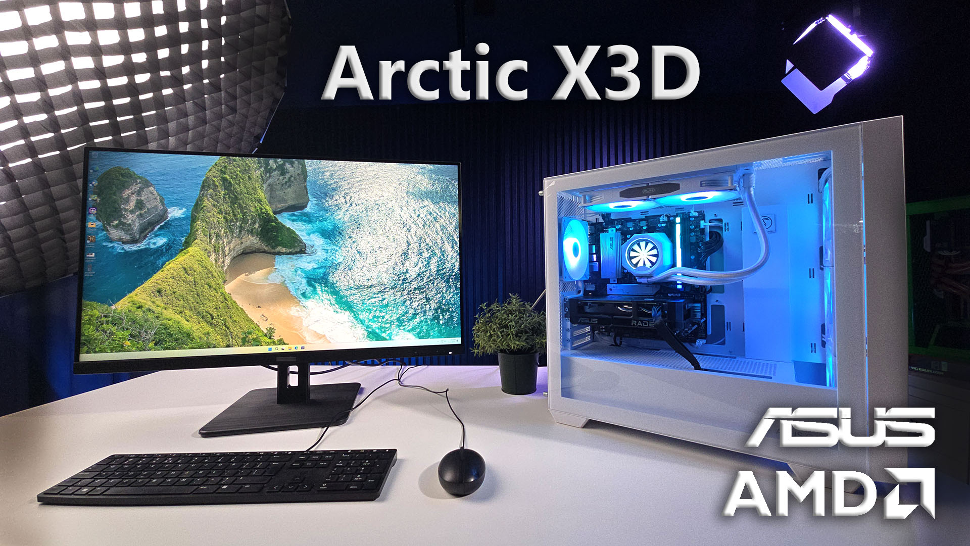 Ohladi leto uz fenomalni Računar i EXTRA popust – AMD/Asus Arctic X3D