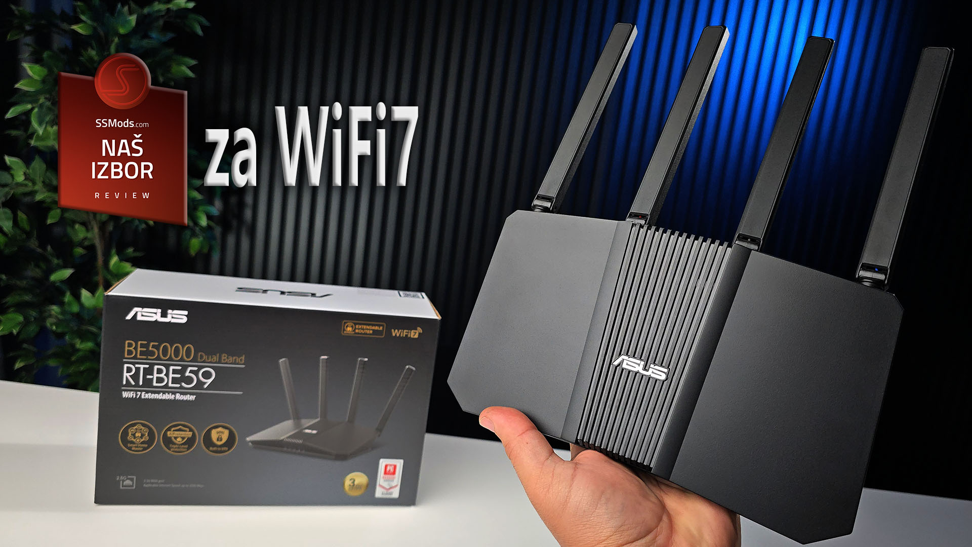 WiFi 7 bez ludačke cene – ASUS RT-BE59 Ruter
