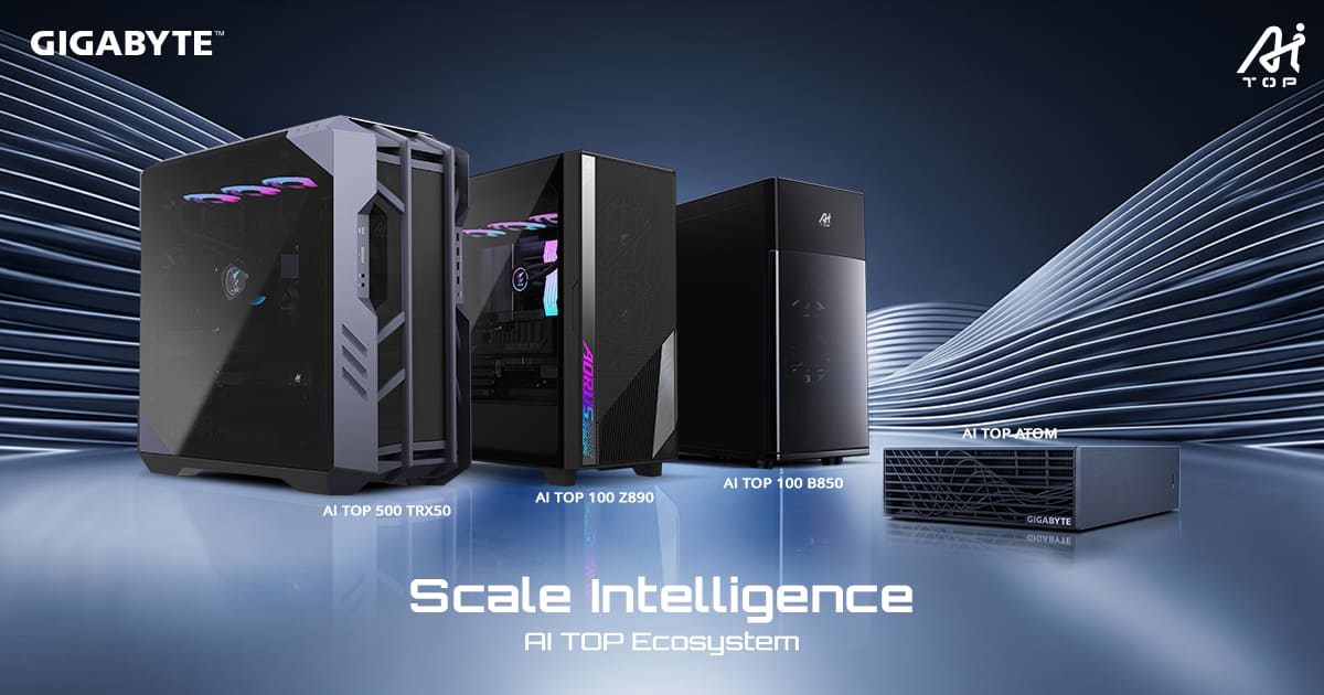 GIGABYTE unapređuje AI TOP ekosistem za sledeću generaciju AI agenata